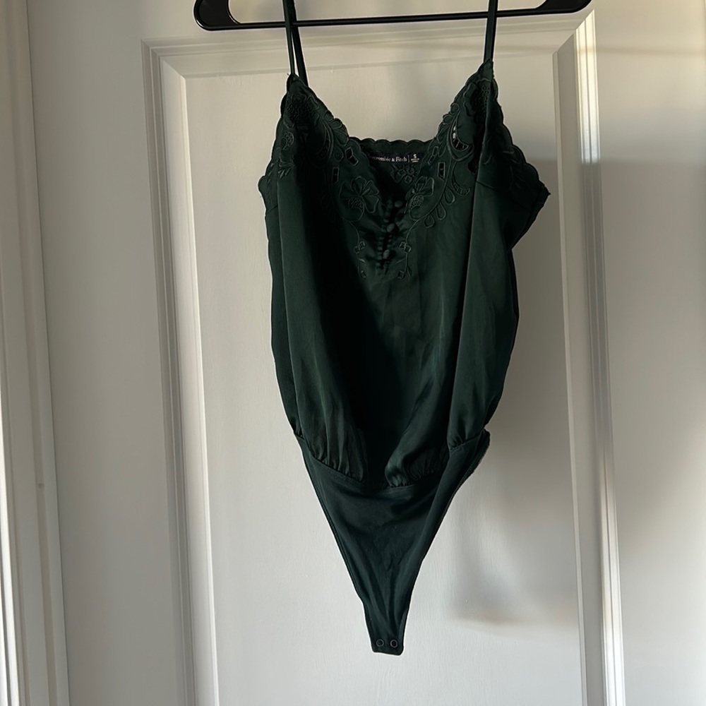 Abercrombie silk bodysuit